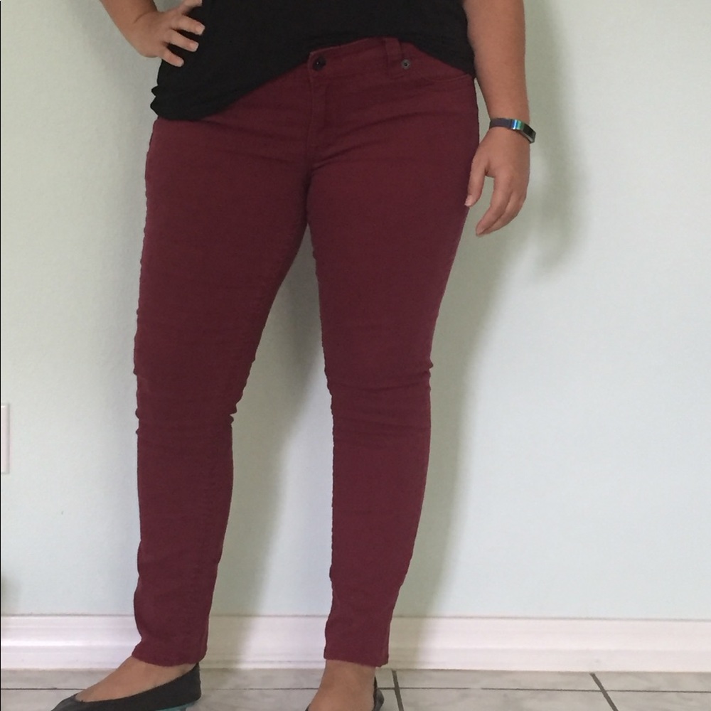 Seven Maroon Jeans