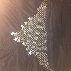 Chain star rave bandana