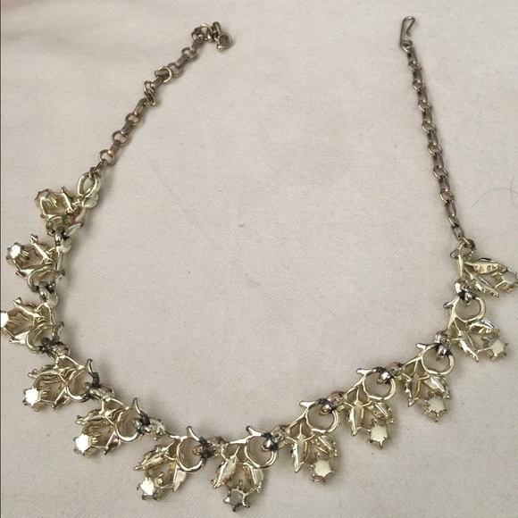 Modcloth Jewelry Vintage Rhinestone Necklace J Crew