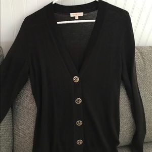 Tory Burch Simone Cardigan in Coconut
