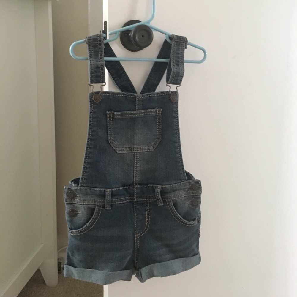 Little girls Jean overalls