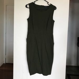 Olive Lands' End Sheath Dress