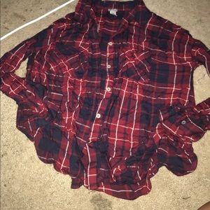 Flannel blouse