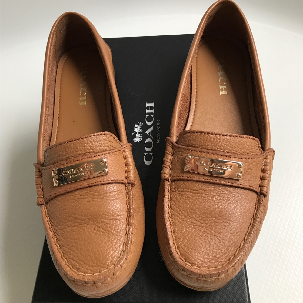 Coach fredrica pebble leather shoe