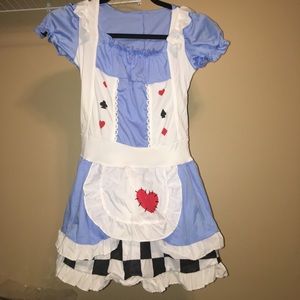 GIRLS ALICE IN WONDERLAND COSTUME
