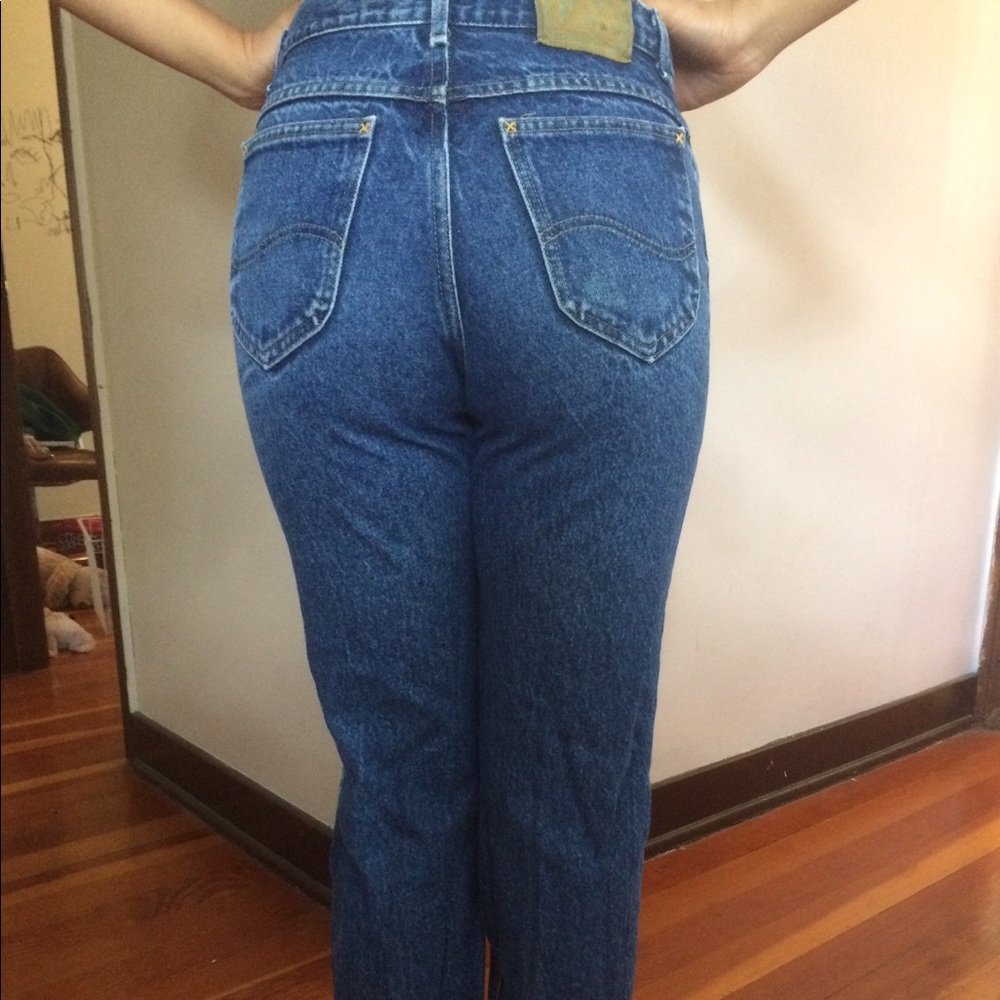 Lee straight fit mama jeans