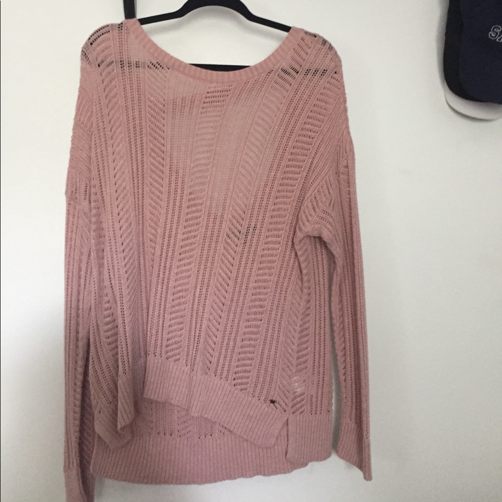 lightweight blush sweater