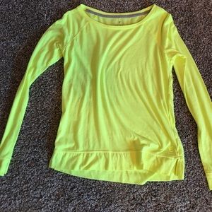Neon yellow long sleeve