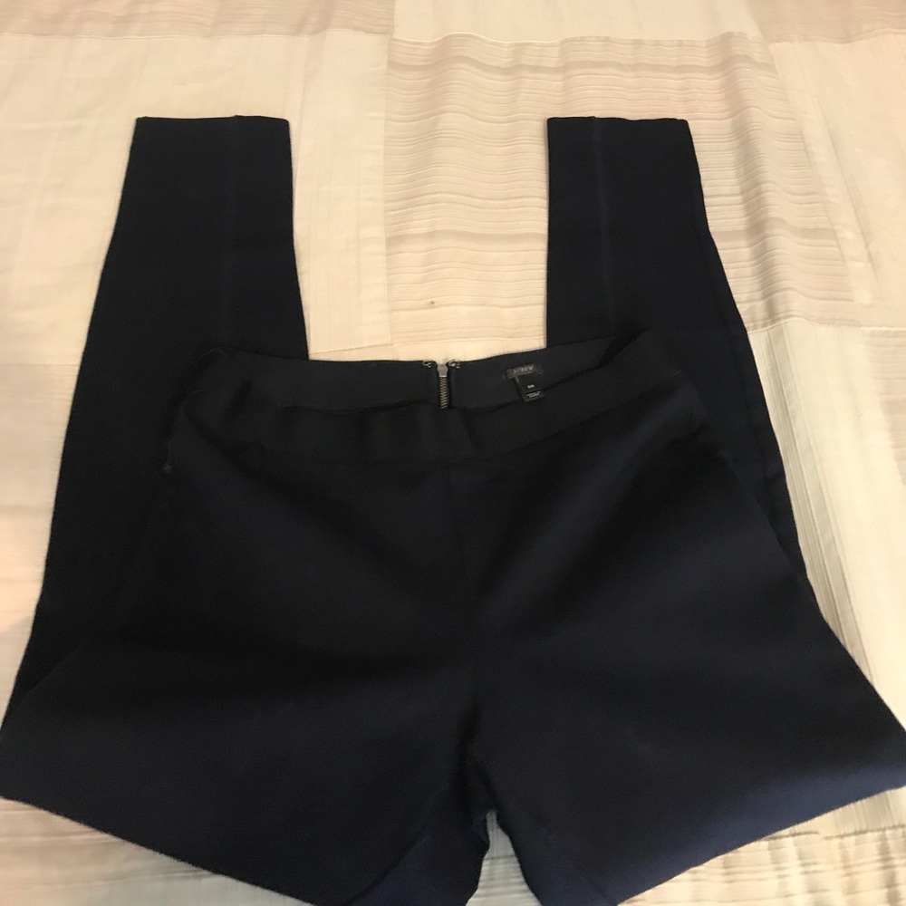 J crew ponte leggings- navy blue