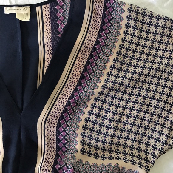 Anthropologie silk tunic blouse - Picture 3 of 4