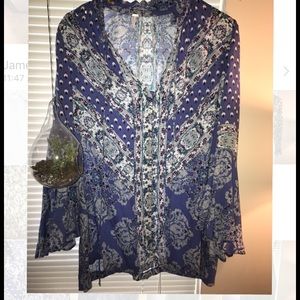 Free People Paisley Tunic