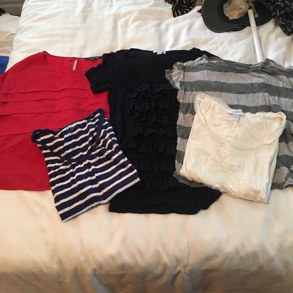 Cleaning out my closet shirt bundle!
