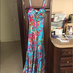 Multicolor Prom Dress