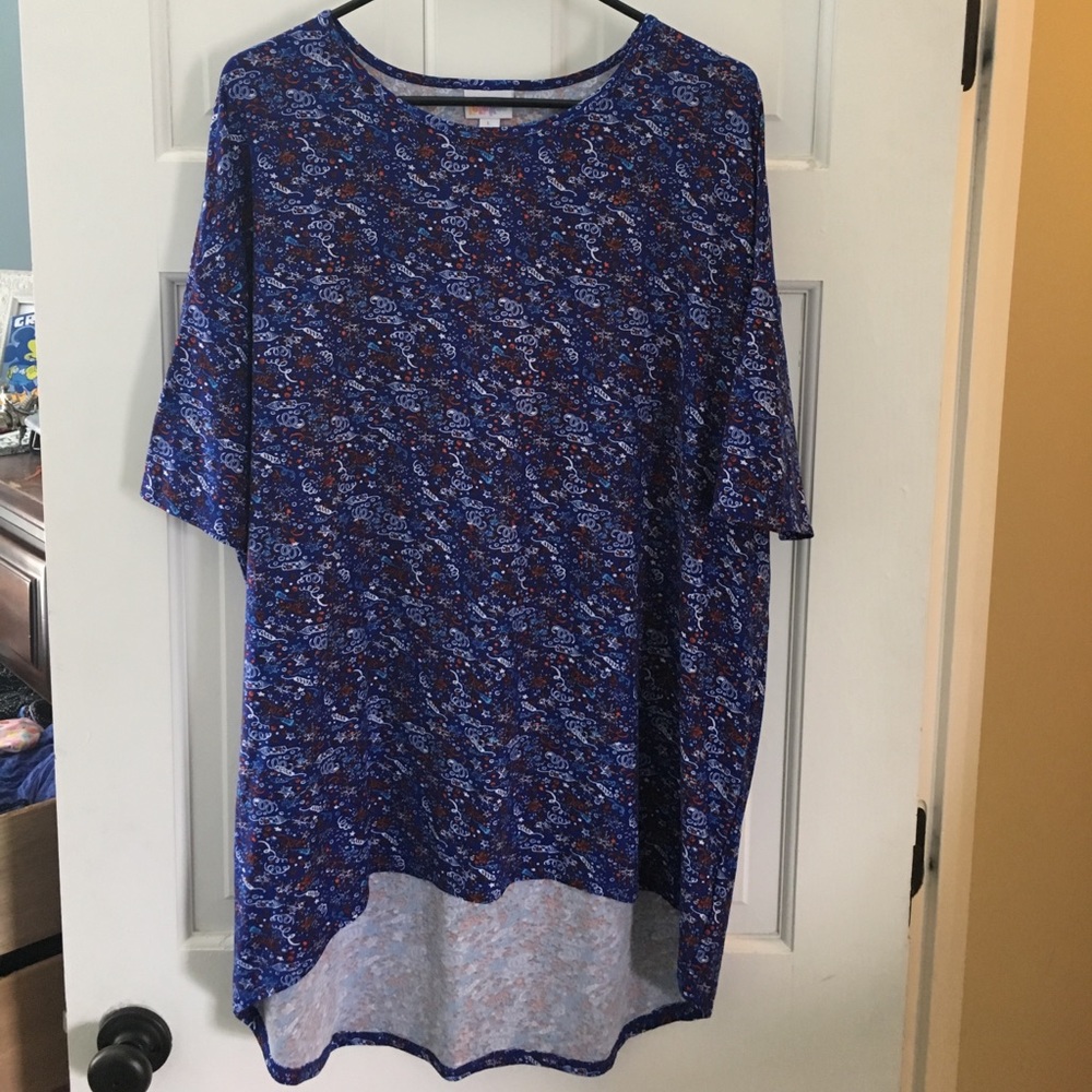 EUC L Lularoe Americana Irma