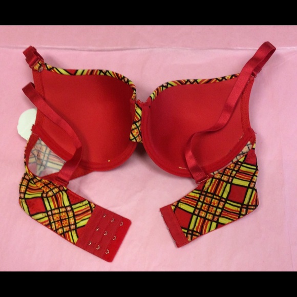 Plaid Print Underwire Bra NWT - Picture 2 of 3
