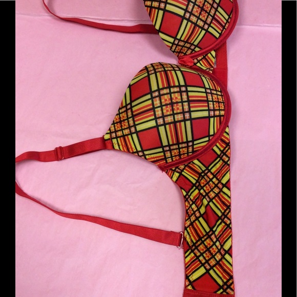 Plaid Print Underwire Bra NWT - Picture 3 of 3