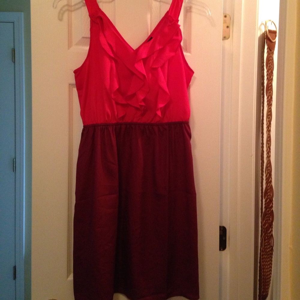 Mossimo color block dress!  Med. but fits like L.