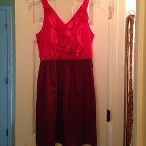 Mossimo color block dress!  Med. but fits like L.