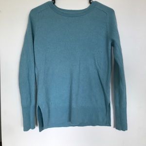 Halogen Cashmere Sweater, light blue