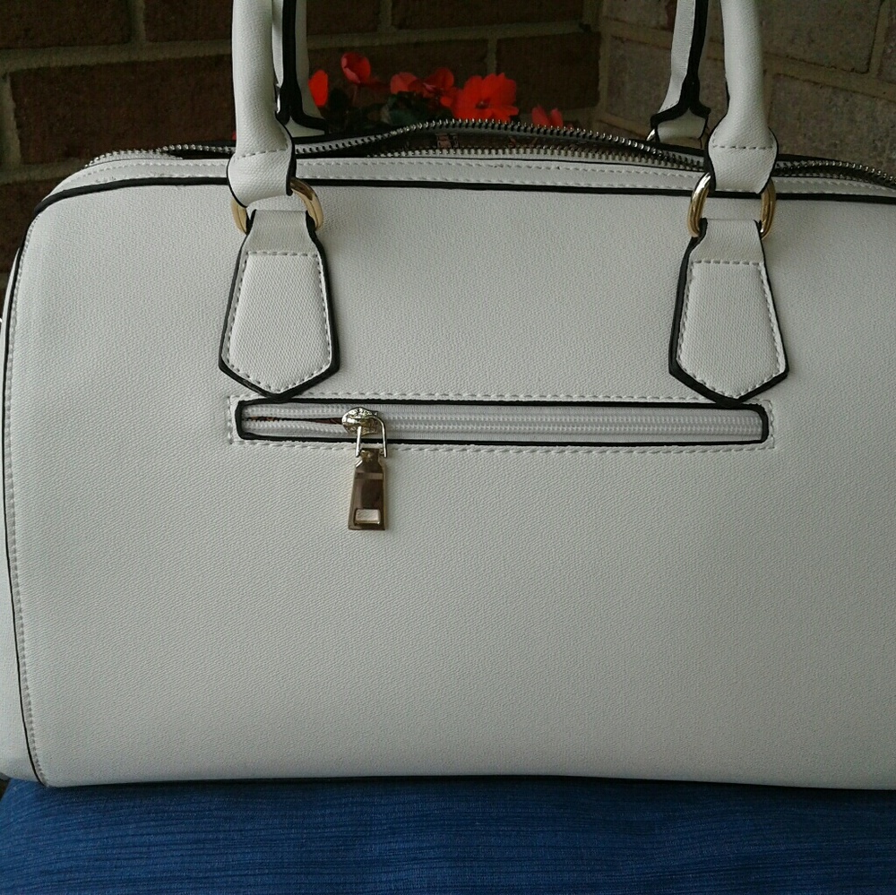 White Satchel Purse - Picture 4 of 5
