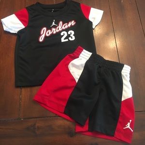 Jordan baby boy matching set, 18 months, VGUC