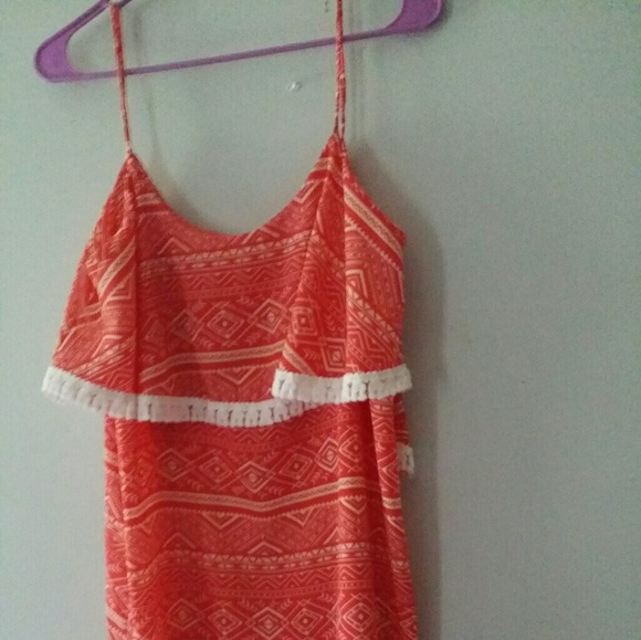 CL ❤️ 22 Boho Pink and Lace Tribal Dress - Picture 5 of 5