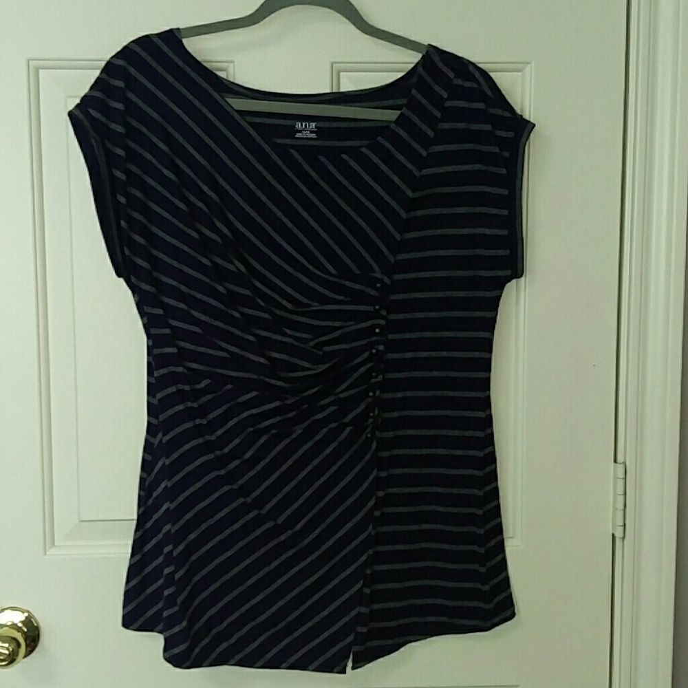 Purple sailor style top