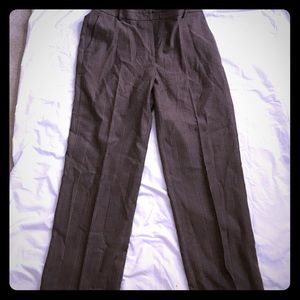 Kasper brown pinstripe suit