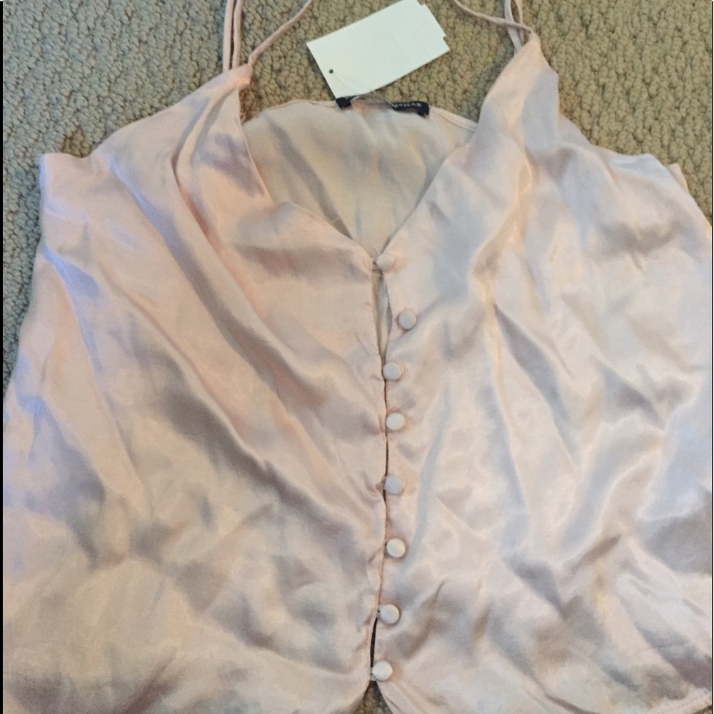 BNWT brandy Melville silk tank!