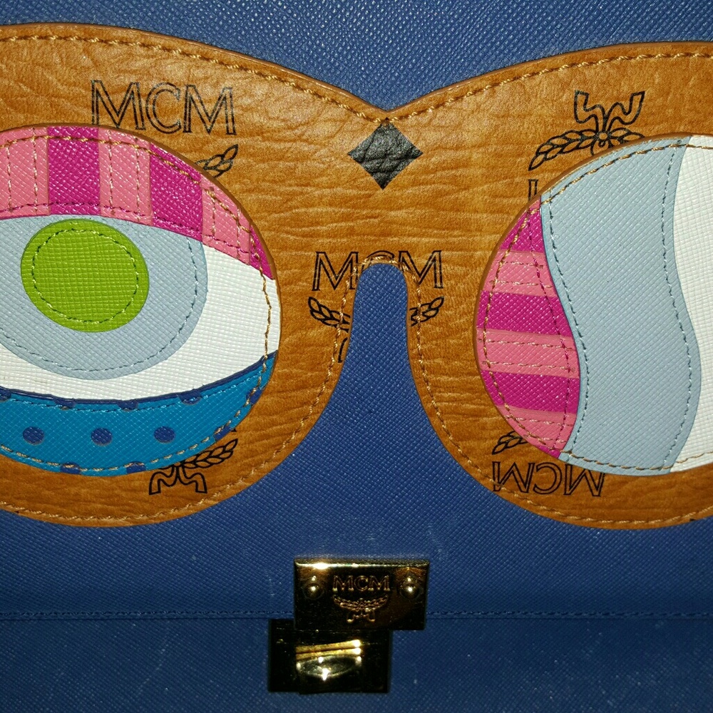 Authentic MCM Craig & Karl Briefcase - Picture 2 of 8