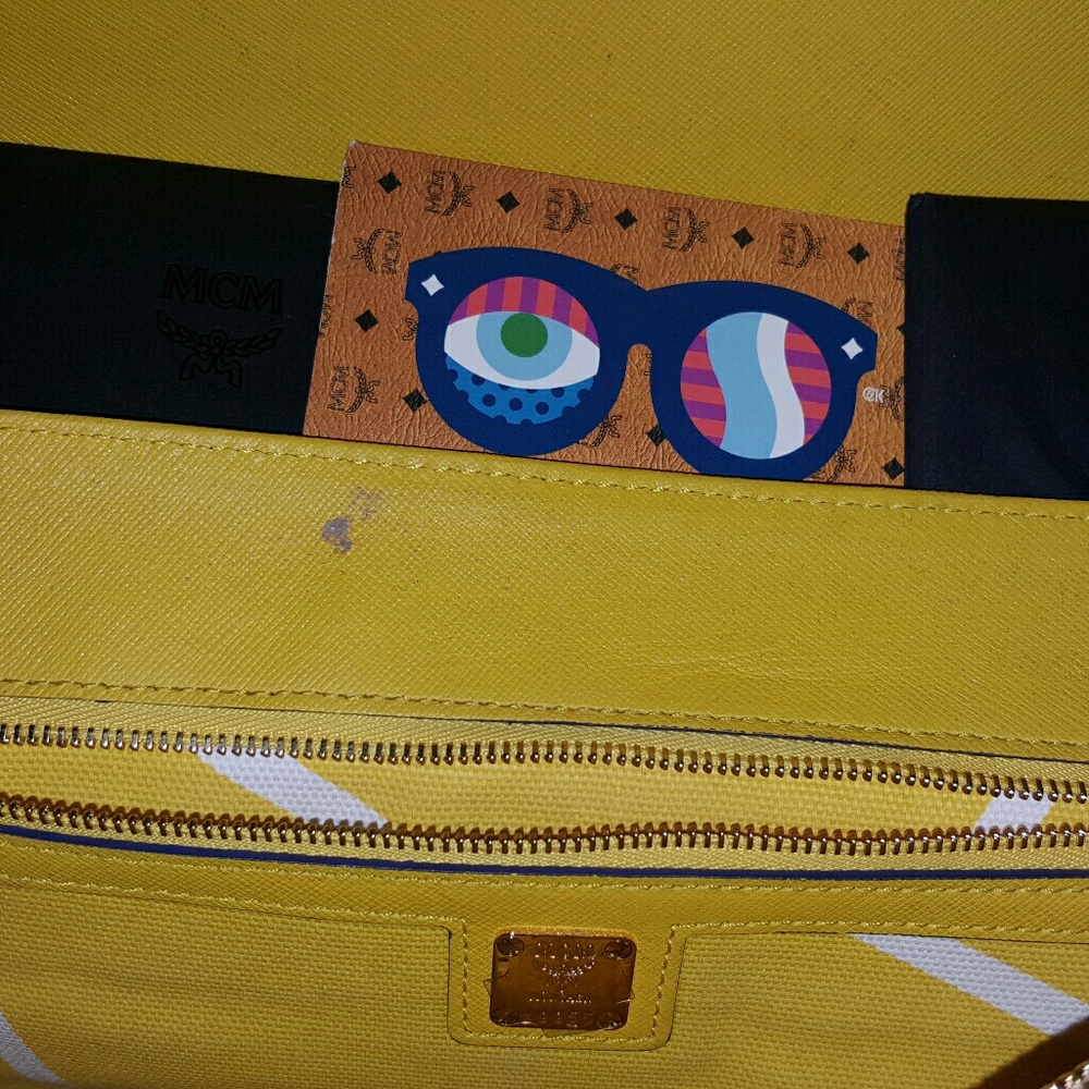 Authentic MCM Craig & Karl Briefcase - Picture 6 of 8