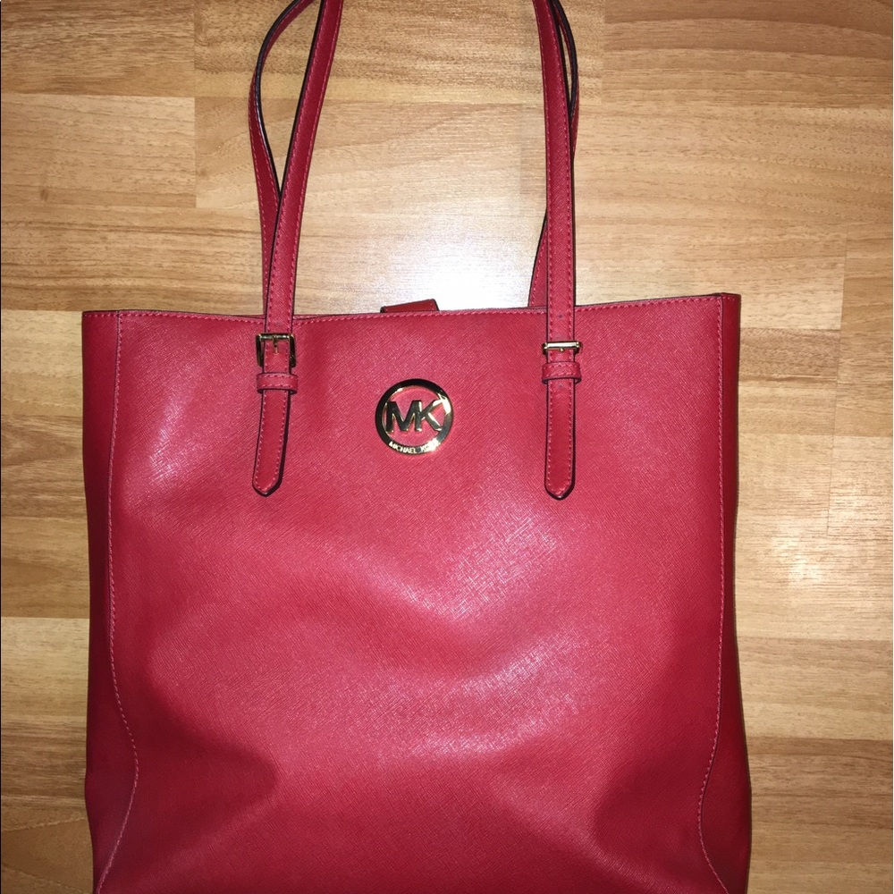 MK Michael Kors Saffiano tote