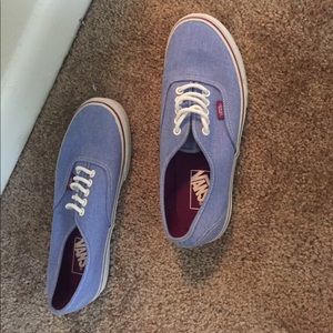 Vans blue jean sneaks