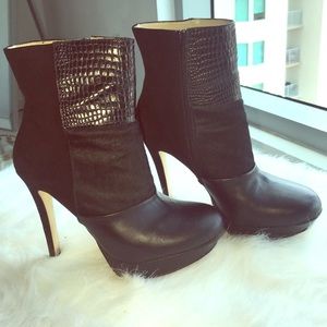 INC black booties