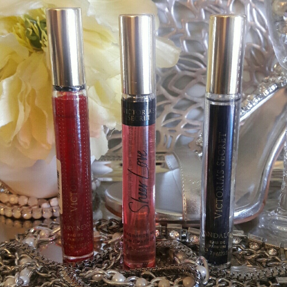 3 Victoria's Secret Rollerball Parfums - NWT