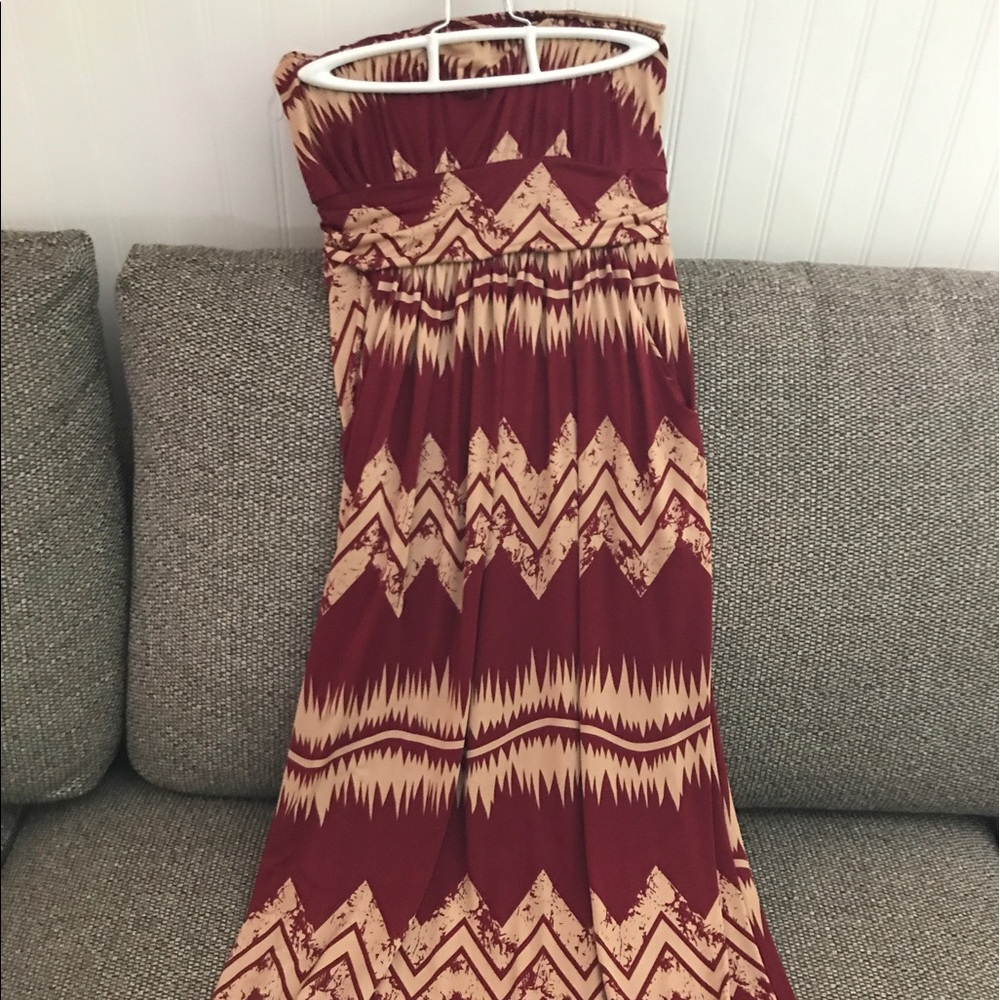 Garnet & Gold Dress