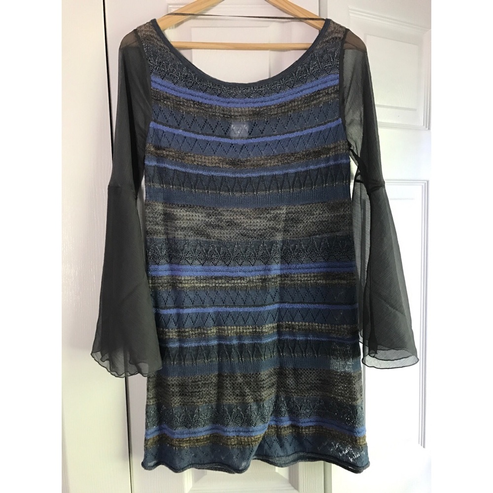 NWOT FREE PEOPLE KNIT BELL SLEEVE TUNIC SZ S
