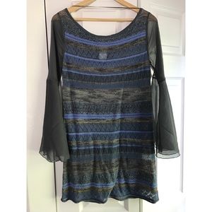 NWOT FREE PEOPLE KNIT BELL SLEEVE TUNIC SZ S
