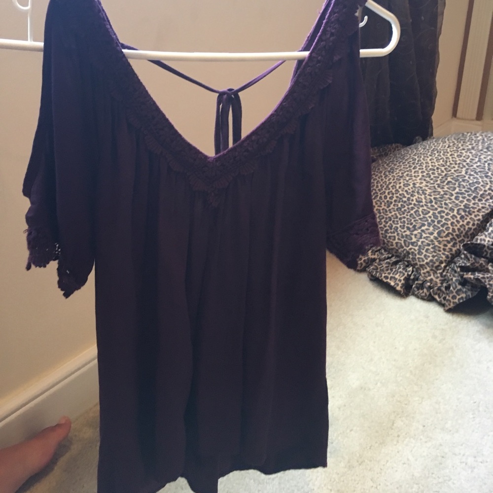 Classy plum blouse