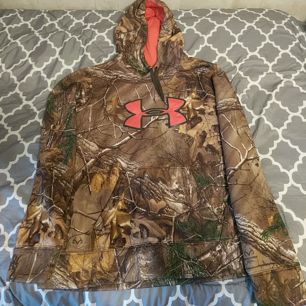 Under Armour pink camo hoodie