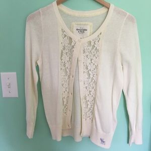 Abercrombie and Fitch lace cardigan