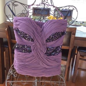 Corsets style strapless with sequins