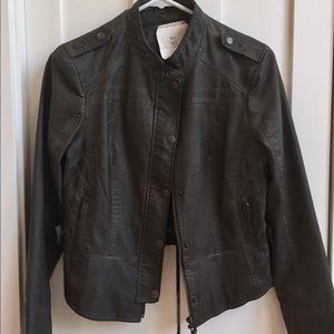 Hei Hei Vegan Leather Jacket from Anthropologie