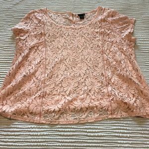 Torrid peach blouse.