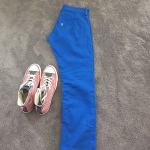 Levi's 511 32/30 Cobalt Blue Skinny Jean/Pant