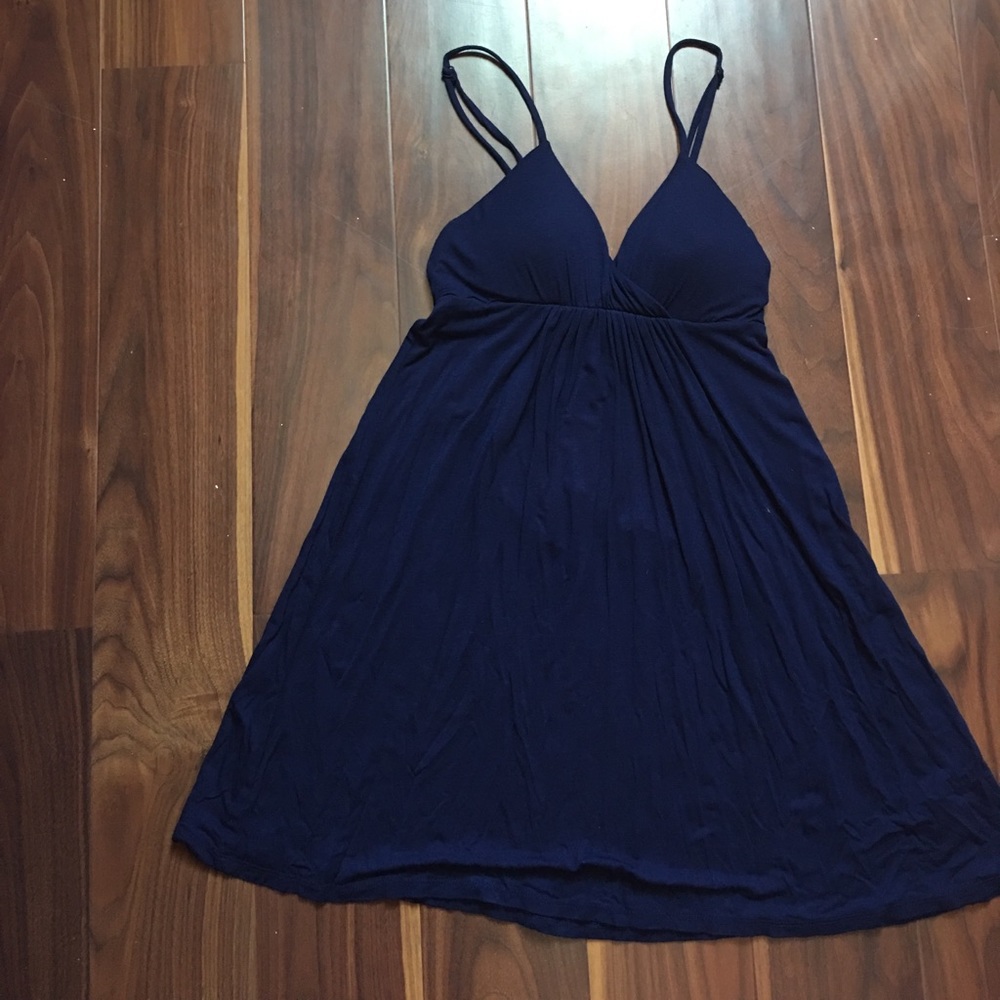 Forever 21 - Navy blue spaghetti strap flowy dress