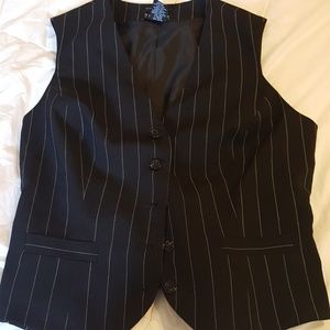 Pinstripe vest