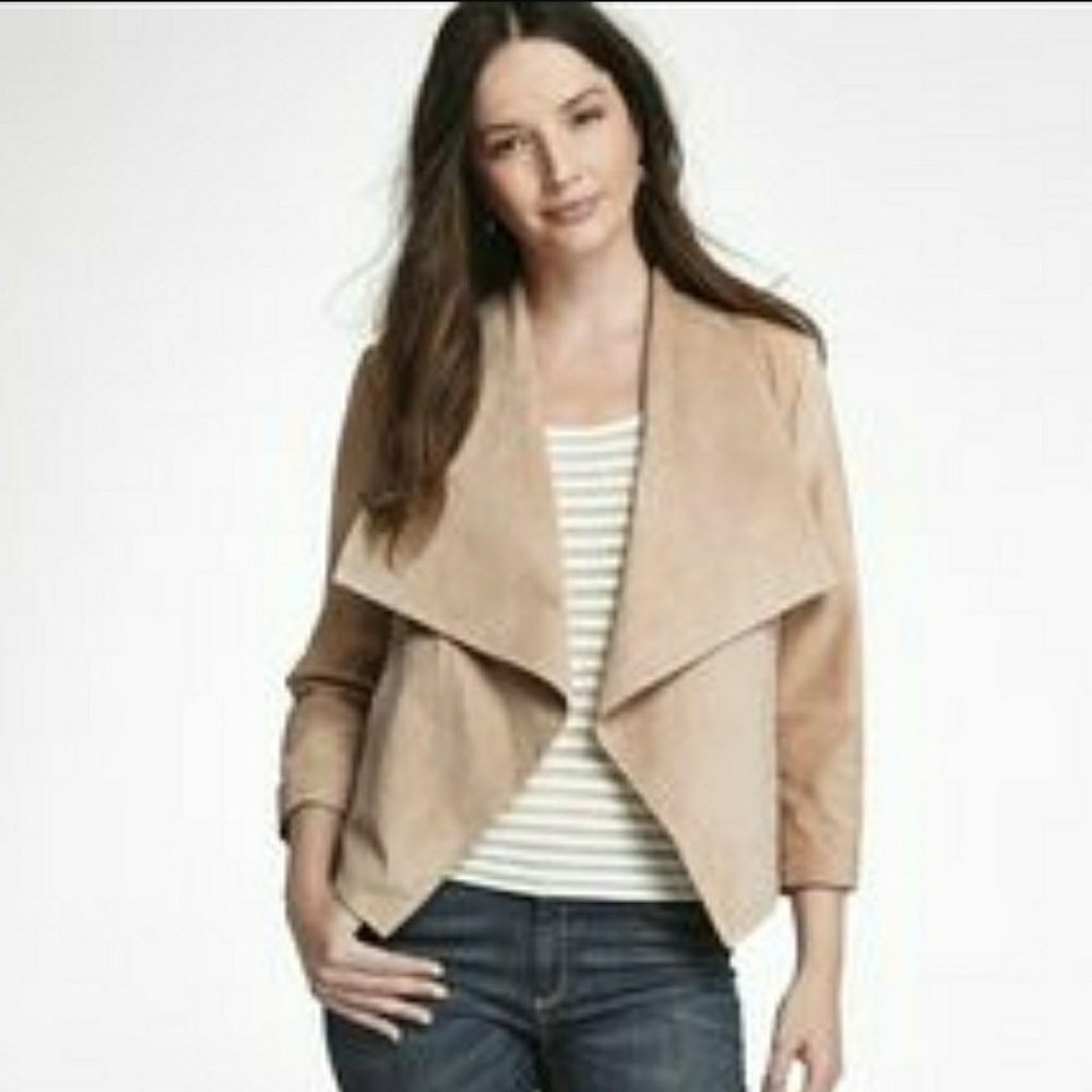 Johnstone & Murphy Suede Drop Front Jacket