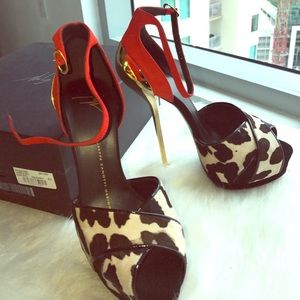 Giuseppe Zanotti leopard print heels