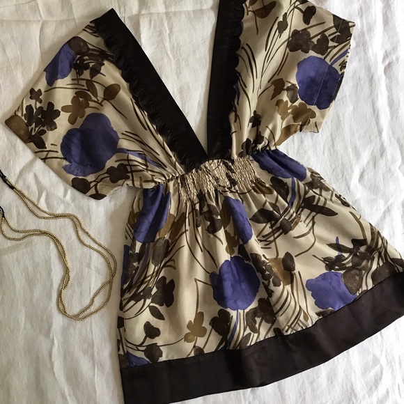 Anthropologie silk blouse - Picture 2 of 4